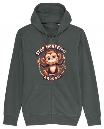 pentru prietenii animalelor - Stop monkeying around Anthracite