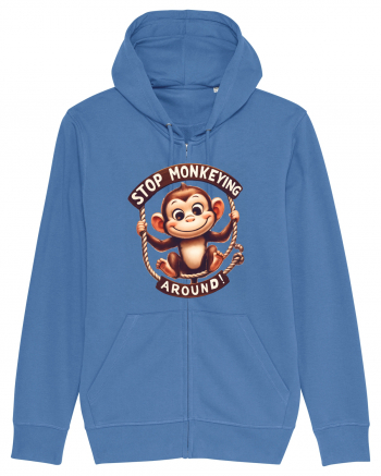 pentru prietenii animalelor - Stop monkeying around Bright Blue