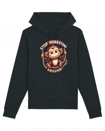 pentru prietenii animalelor - Stop monkeying around Black