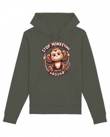 pentru prietenii animalelor - Stop monkeying around Khaki