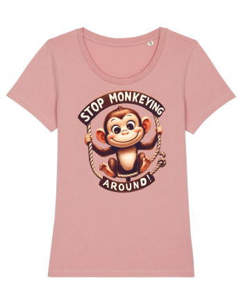 pentru prietenii animalelor - Stop monkeying around Canyon Pink