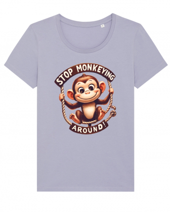 pentru prietenii animalelor - Stop monkeying around Lavender