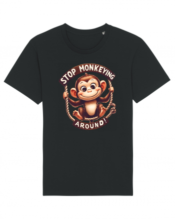 pentru prietenii animalelor - Stop monkeying around Black