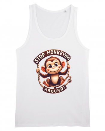 pentru prietenii animalelor - Stop monkeying around White