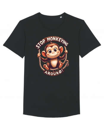 pentru prietenii animalelor - Stop monkeying around Black