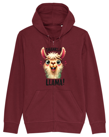 pentru prietenii animalelor - Thanks a llama Burgundy