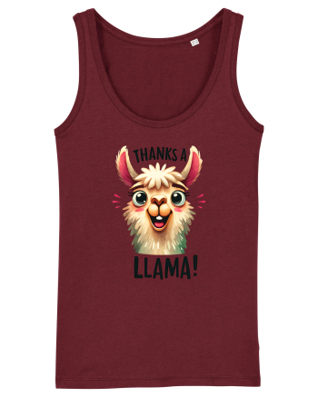 pentru prietenii animalelor - Thanks a llama Burgundy