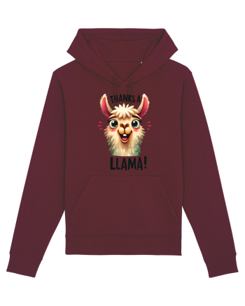pentru prietenii animalelor - Thanks a llama Burgundy