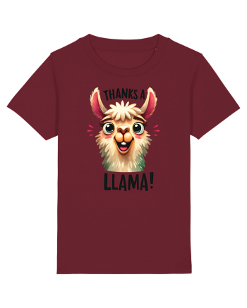pentru prietenii animalelor - Thanks a llama Burgundy