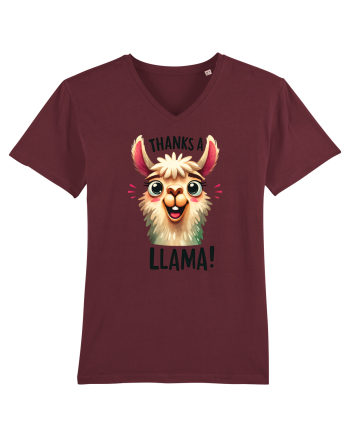 pentru prietenii animalelor - Thanks a llama Burgundy