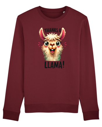 pentru prietenii animalelor - Thanks a llama Burgundy