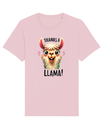 pentru prietenii animalelor - Thanks a llama Cotton Pink