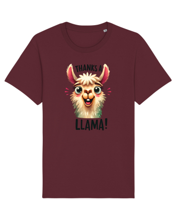 pentru prietenii animalelor - Thanks a llama Burgundy