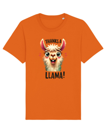 pentru prietenii animalelor - Thanks a llama Bright Orange