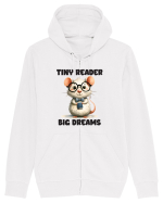 pentru prietenii animalelor - Tiny reader, big dreams Hanorac cu fermoar Unisex Connector