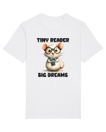 pentru prietenii animalelor - Tiny reader, big dreams Tricou mânecă scurtă Unisex Rocker