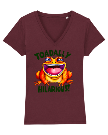 pentru prietenii animalelor - Toadally hillarious Burgundy