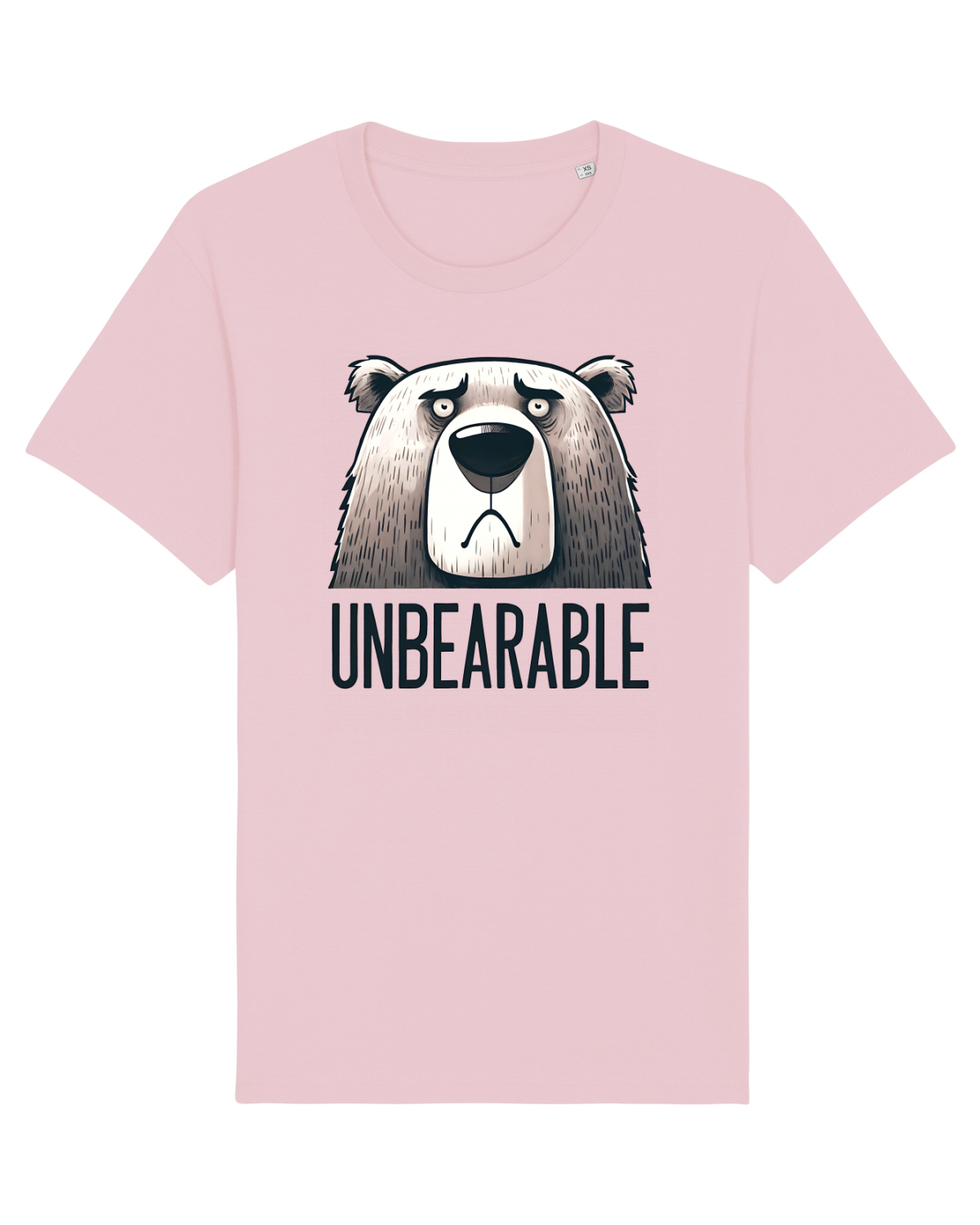 Tricou mânecă scurtă Unisex Rocker Cotton Pink