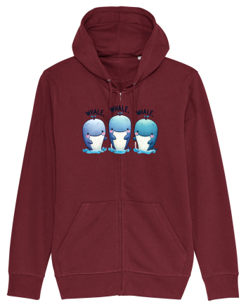 pentru prietenii animalelor - Whale, whale, whale Burgundy