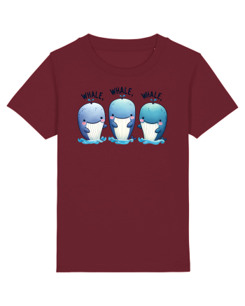 pentru prietenii animalelor - Whale, whale, whale Burgundy