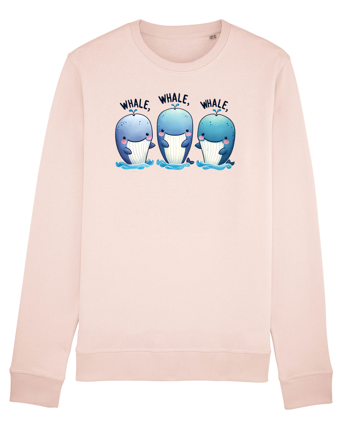 Bluză mânecă lungă Unisex Rise Candy Pink
