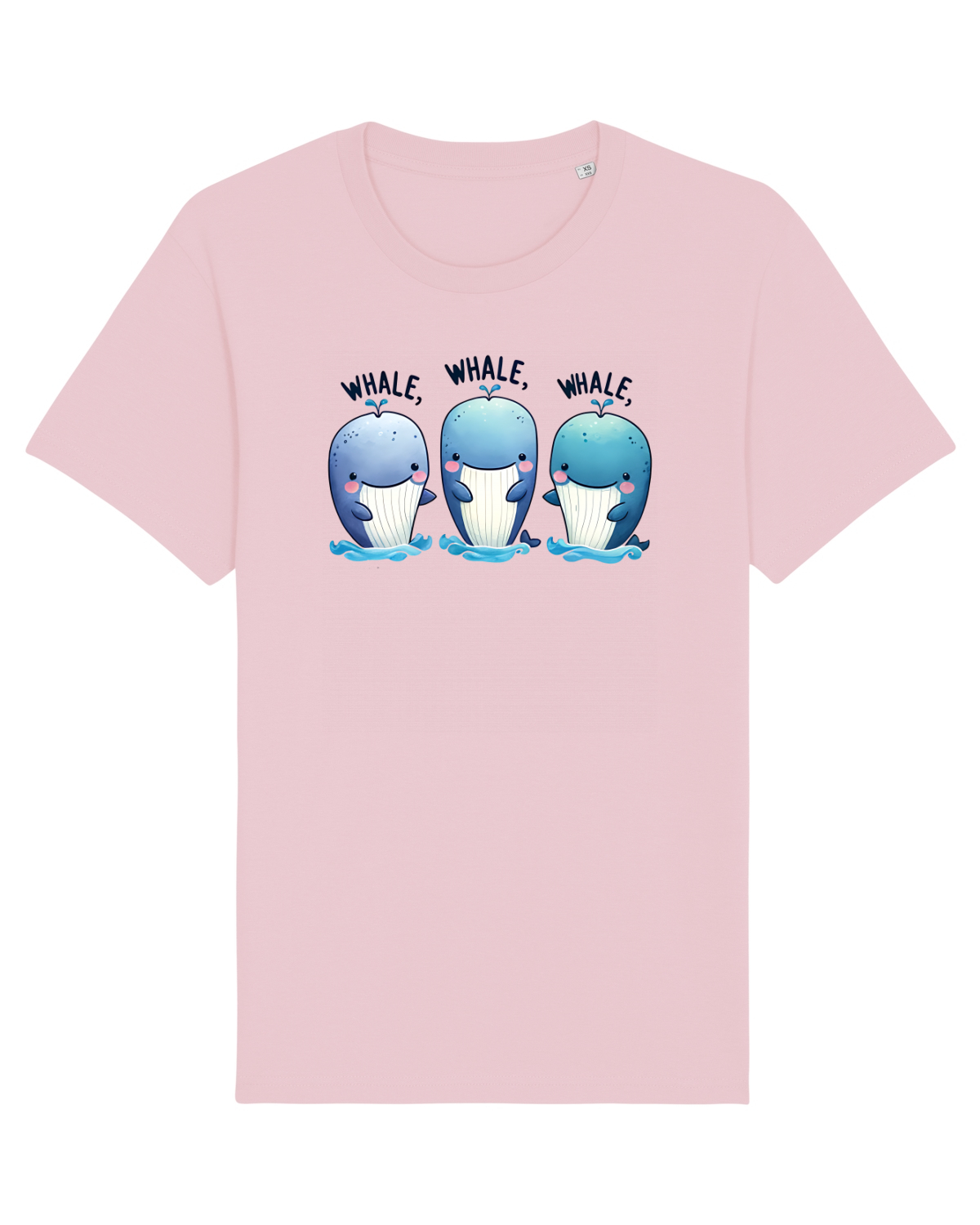 Tricou mânecă scurtă Unisex Rocker Cotton Pink