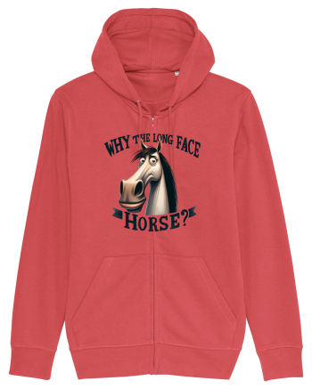 pentru prietenii animalelor - Why the long face, horse Carmine Red