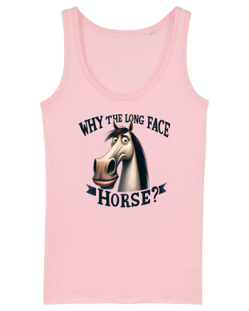 pentru prietenii animalelor - Why the long face, horse Cotton Pink