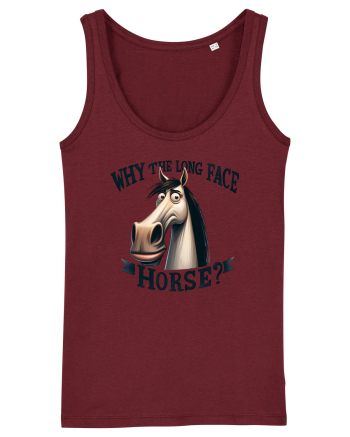 pentru prietenii animalelor - Why the long face, horse Burgundy