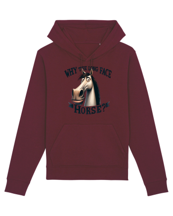 pentru prietenii animalelor - Why the long face, horse Burgundy
