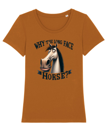pentru prietenii animalelor - Why the long face, horse Roasted Orange