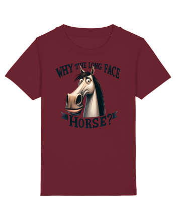 pentru prietenii animalelor - Why the long face, horse Burgundy