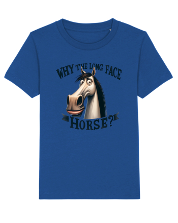 pentru prietenii animalelor - Why the long face, horse Majorelle Blue