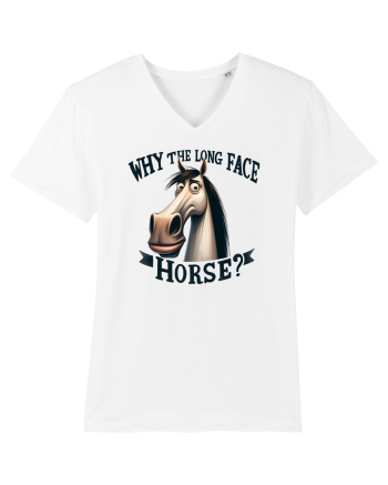 pentru prietenii animalelor - Why the long face, horse White