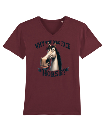 pentru prietenii animalelor - Why the long face, horse Burgundy