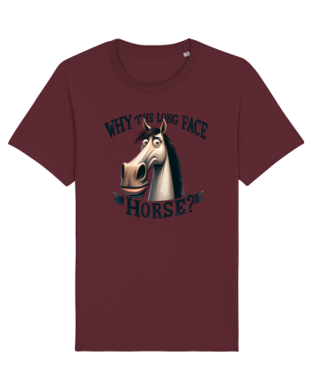 pentru prietenii animalelor - Why the long face, horse Burgundy