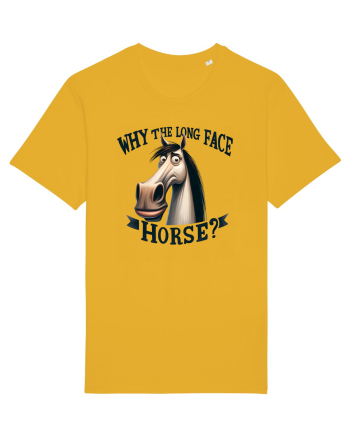 pentru prietenii animalelor - Why the long face, horse Spectra Yellow