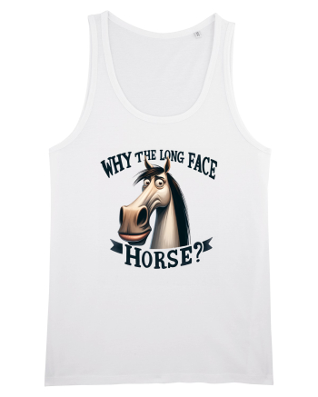 pentru prietenii animalelor - Why the long face, horse White