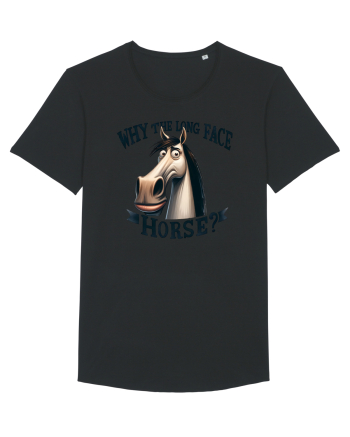 pentru prietenii animalelor - Why the long face, horse Black