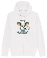 pentru prietenii animalelor - You are irrelephant Hanorac cu fermoar Unisex Connector