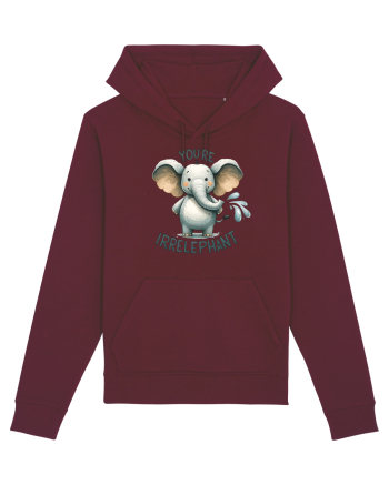 pentru prietenii animalelor - You are irrelephant Burgundy