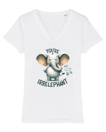 pentru prietenii animalelor - You are irrelephant White