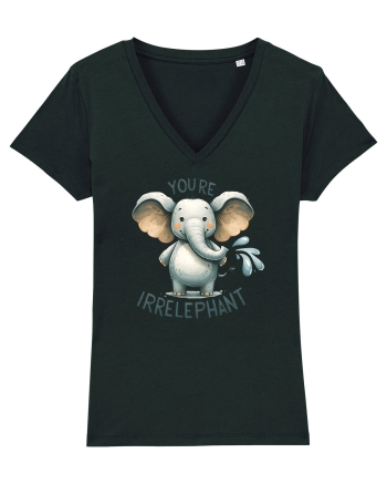 pentru prietenii animalelor - You are irrelephant Black