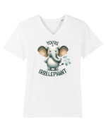 pentru prietenii animalelor - You are irrelephant Tricou mânecă scurtă guler V Bărbat Presenter