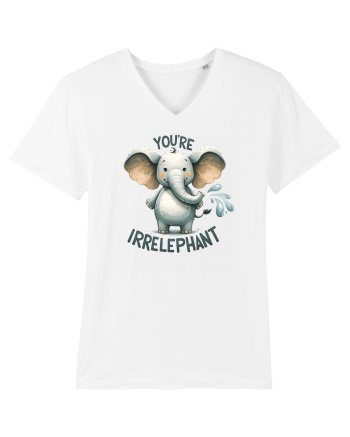 pentru prietenii animalelor - You are irrelephant White