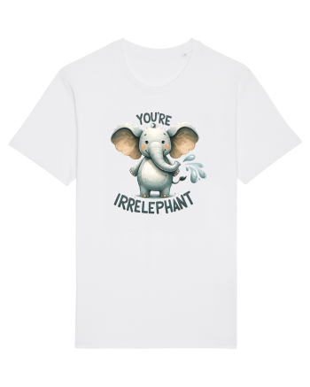 pentru prietenii animalelor - You are irrelephant White