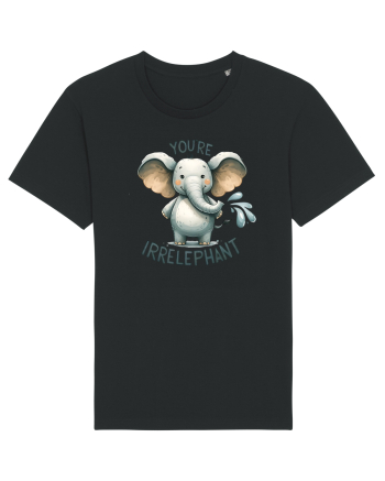 pentru prietenii animalelor - You are irrelephant Black