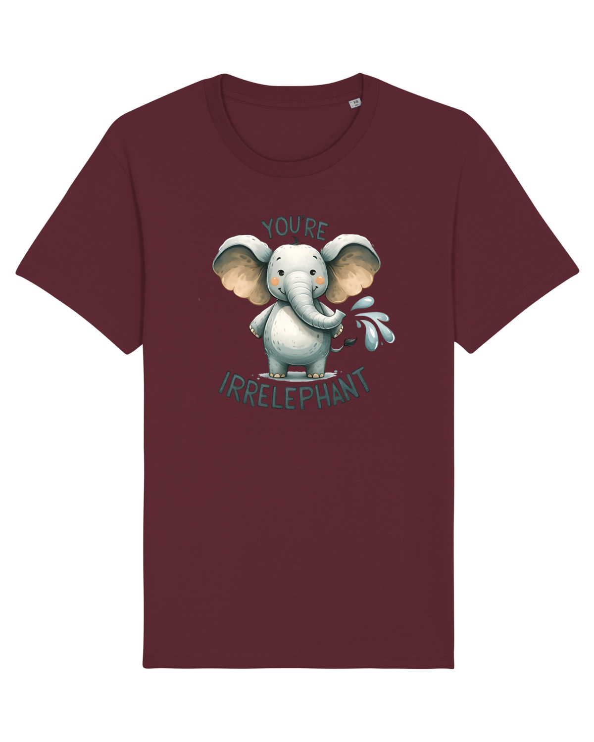Tricou mânecă scurtă Unisex Rocker Burgundy