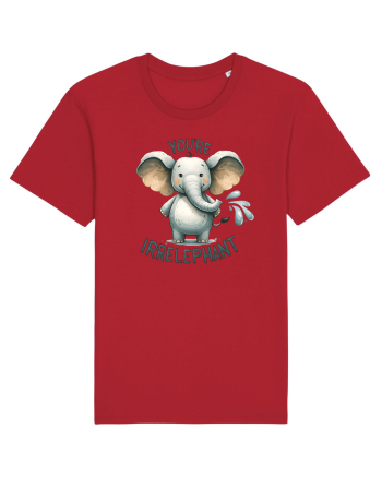 pentru prietenii animalelor - You are irrelephant Red