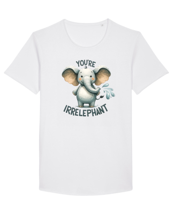 pentru prietenii animalelor - You are irrelephant White